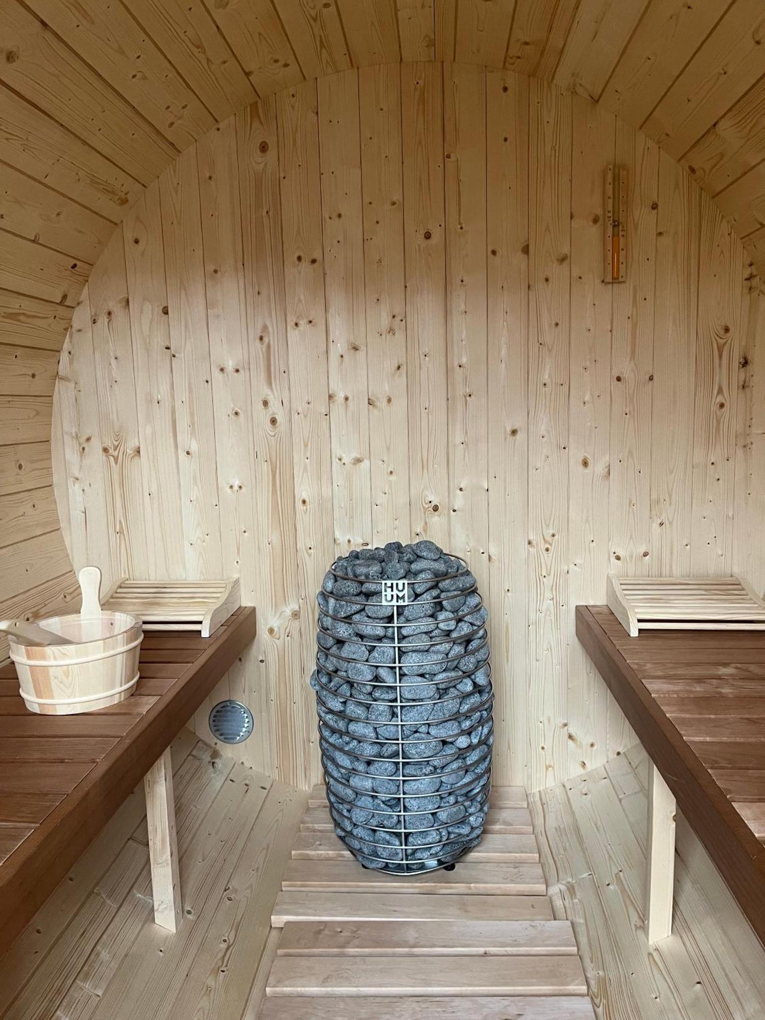 Villa Di Lago - Ferienhaus Mit Sauna Mucheln Exterior foto